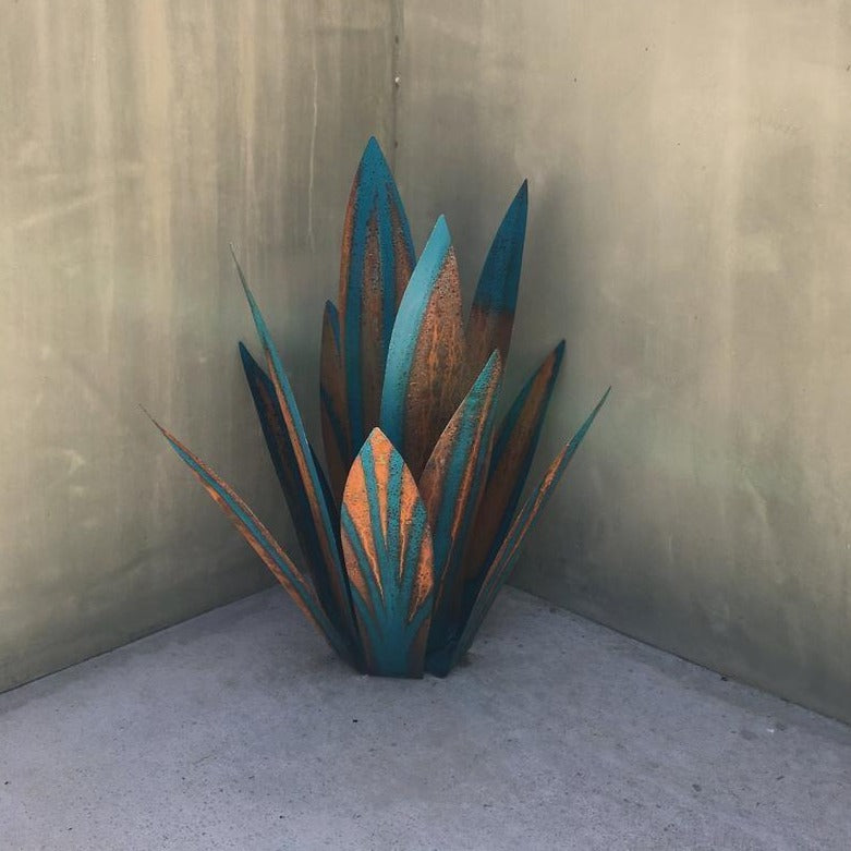 Metalen Agave Plant van Roestvrij Staal – Realistisch en Decoratief voor Tuin en Terras