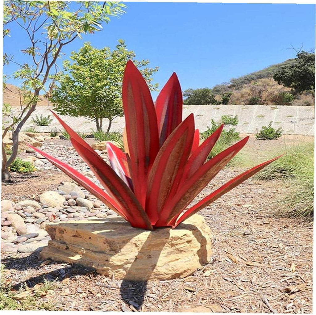 Metalen Agave Plant van Roestvrij Staal – Realistisch en Decoratief voor Tuin en Terras