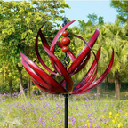 Draaiend Windspel Tuin – Metalen Wind Spinner als Decoratief Buitenornament
