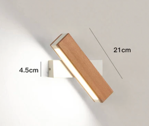 Japandi LED Wandlamp Draaibaar van Aluminium – Minimalistische Wandverlichting