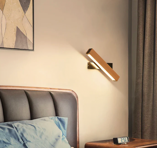 Japandi LED Wandlamp Draaibaar van Aluminium – Minimalistische Wandverlichting