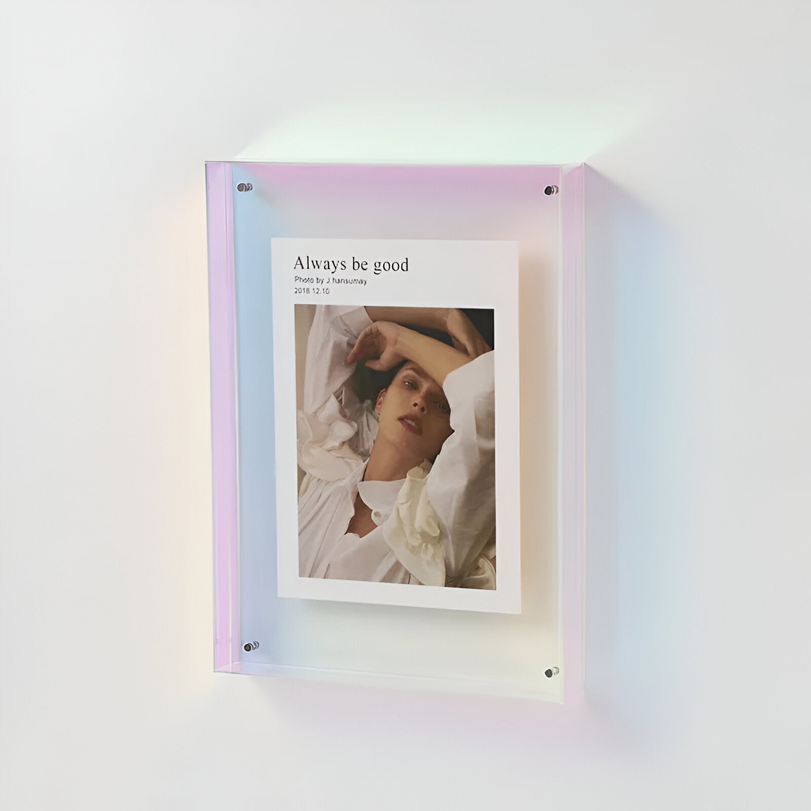 Transparante Acryl Fotolijst – Minimalistische Zwevende Fotolijst Voor Foto’s & Prints