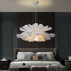 Bloemvormige Hanglamp Wit – Decoratieve Acryl Plafondlamp voor Woonkamer & Slaapkamer