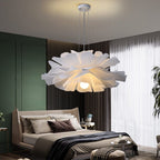 Bloemvormige Hanglamp Wit – Decoratieve Acryl Plafondlamp voor Woonkamer & Slaapkamer