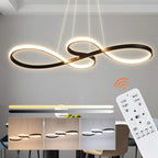 LED Ringlamp Hanglamp Dimbaar – Moderne Hanglamp met Afstandsbediening voor Eetkamer & Woonkamer