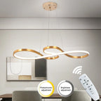 LED Ringlamp Hanglamp Dimbaar – Moderne Hanglamp met Afstandsbediening voor Eetkamer & Woonkamer