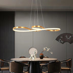 LED Ringlamp Hanglamp Dimbaar – Moderne Hanglamp met Afstandsbediening voor Eetkamer & Woonkamer