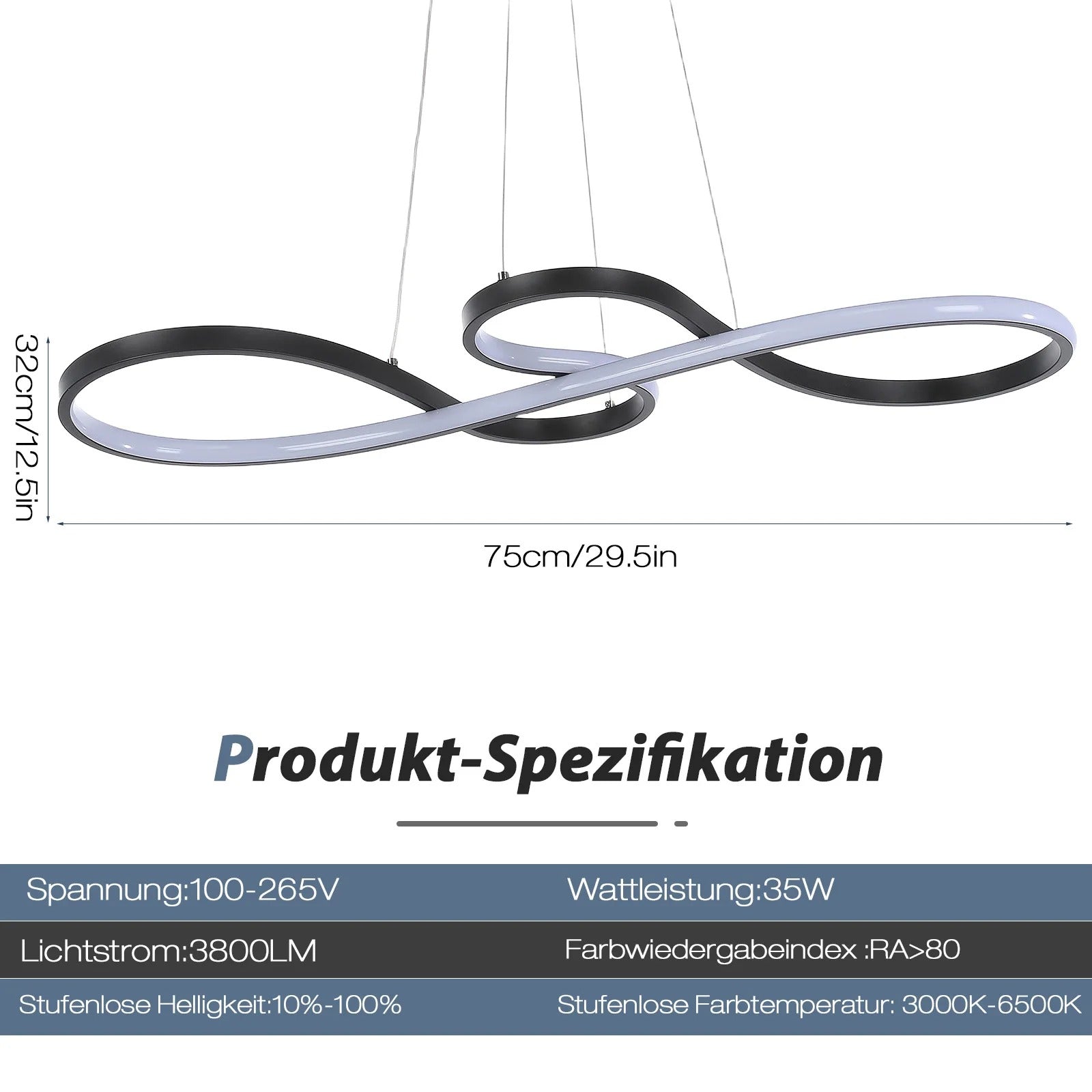 LED Ringlamp Hanglamp Dimbaar – Moderne Hanglamp met Afstandsbediening voor Eetkamer & Woonkamer