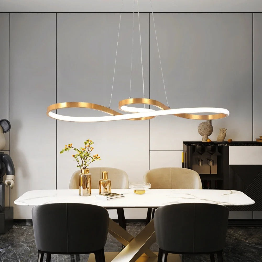 LED Ringlamp Hanglamp Dimbaar – Moderne Hanglamp met Afstandsbediening voor Eetkamer & Woonkamer