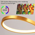 LED Ringlamp Hanglamp Dimbaar – Moderne Hanglamp met Afstandsbediening voor Eetkamer & Woonkamer