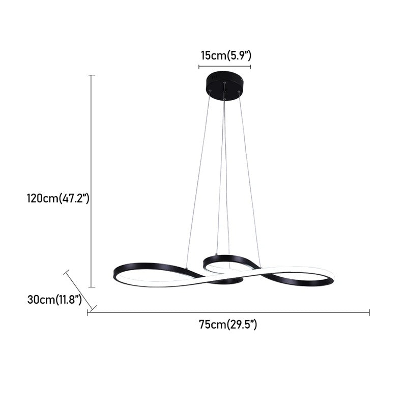 LED Ringlamp Hanglamp Dimbaar – Moderne Hanglamp met Afstandsbediening voor Eetkamer & Woonkamer