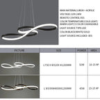 LED Ringlamp Hanglamp Dimbaar – Moderne Hanglamp met Afstandsbediening voor Eetkamer & Woonkamer