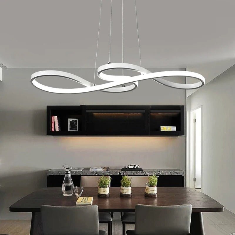 LED Ringlamp Hanglamp Dimbaar – Moderne Hanglamp met Afstandsbediening voor Eetkamer & Woonkamer