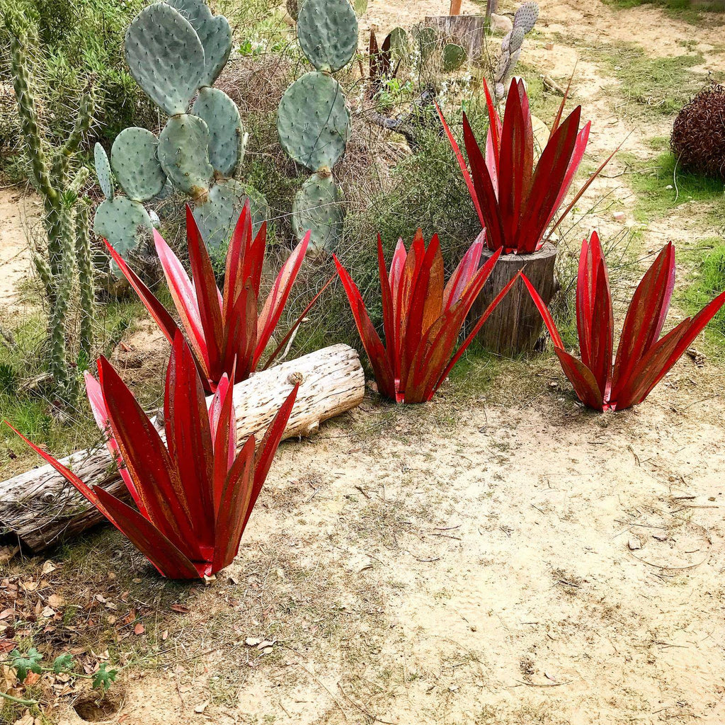 Metalen Agave Plant van Roestvrij Staal – Realistisch en Decoratief voor Tuin en Terras