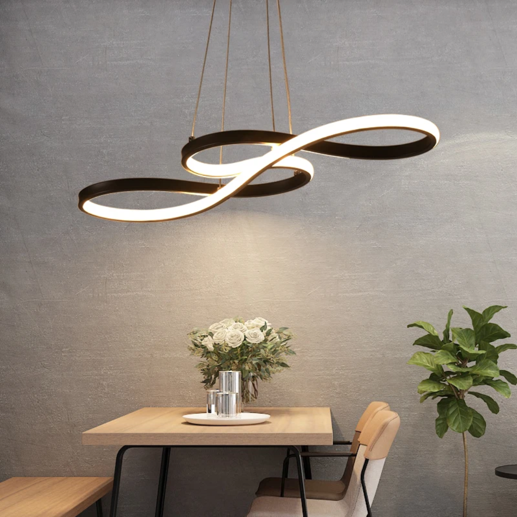 LED Ringlamp Hanglamp Dimbaar – Moderne Hanglamp met Afstandsbediening voor Eetkamer & Woonkamer