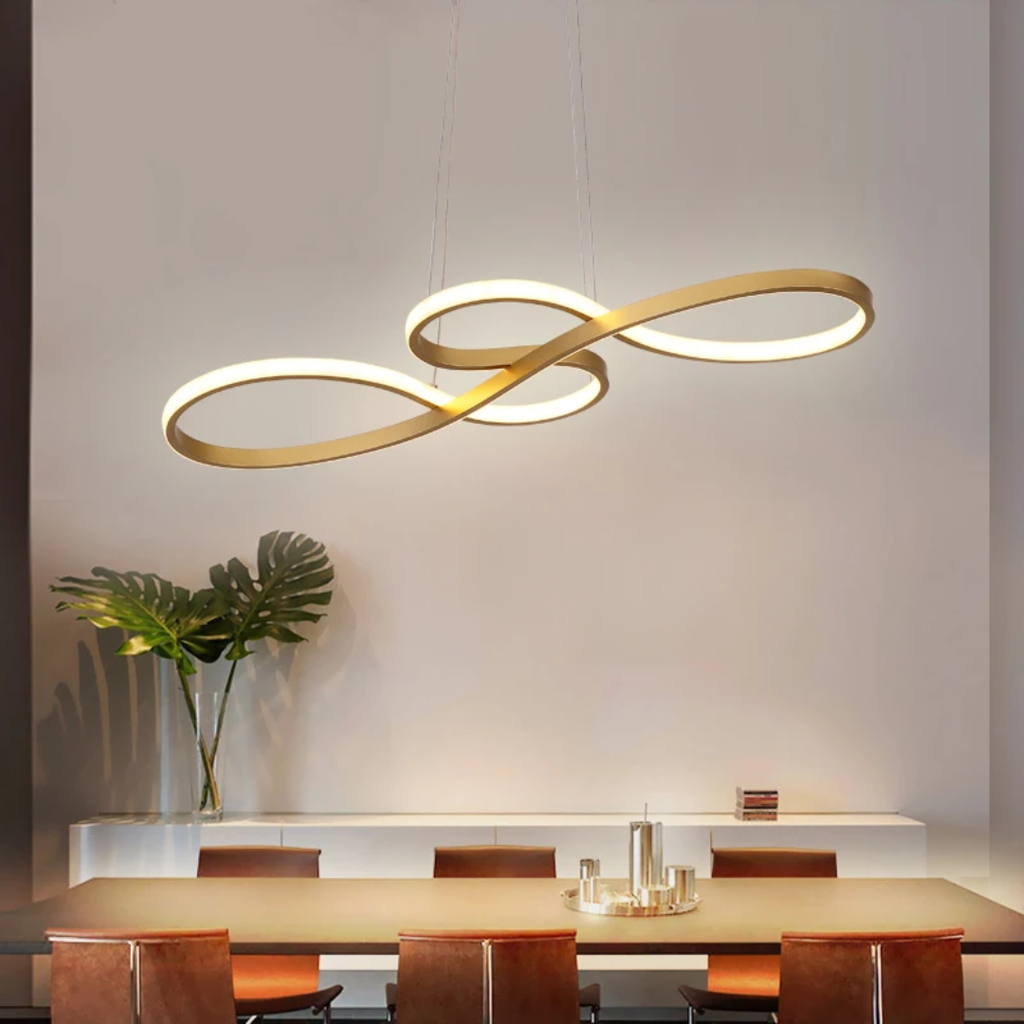 LED Ringlamp Hanglamp Dimbaar – Moderne Hanglamp met Afstandsbediening voor Eetkamer & Woonkamer