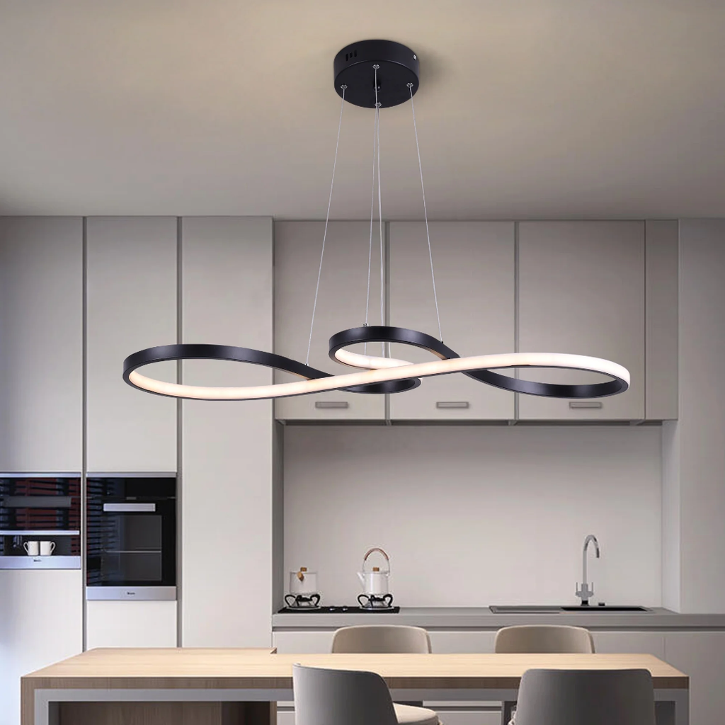 LED Ringlamp Hanglamp Dimbaar – Moderne Hanglamp met Afstandsbediening voor Eetkamer & Woonkamer
