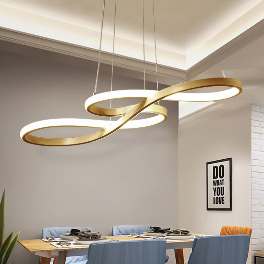 LED Ringlamp Hanglamp Dimbaar – Moderne Hanglamp met Afstandsbediening voor Eetkamer & Woonkamer