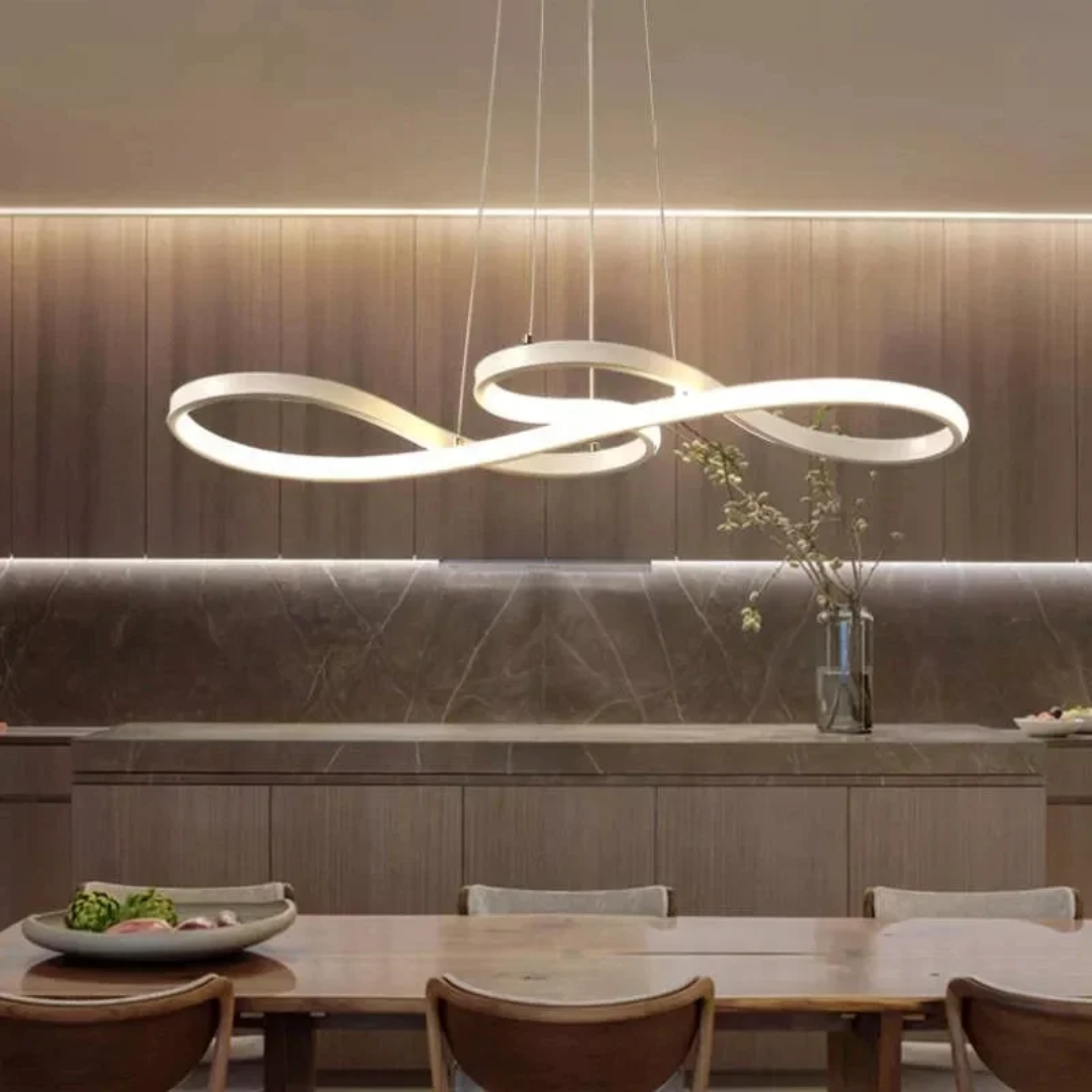 LED Ringlamp Hanglamp Dimbaar – Moderne Hanglamp met Afstandsbediening voor Eetkamer & Woonkamer