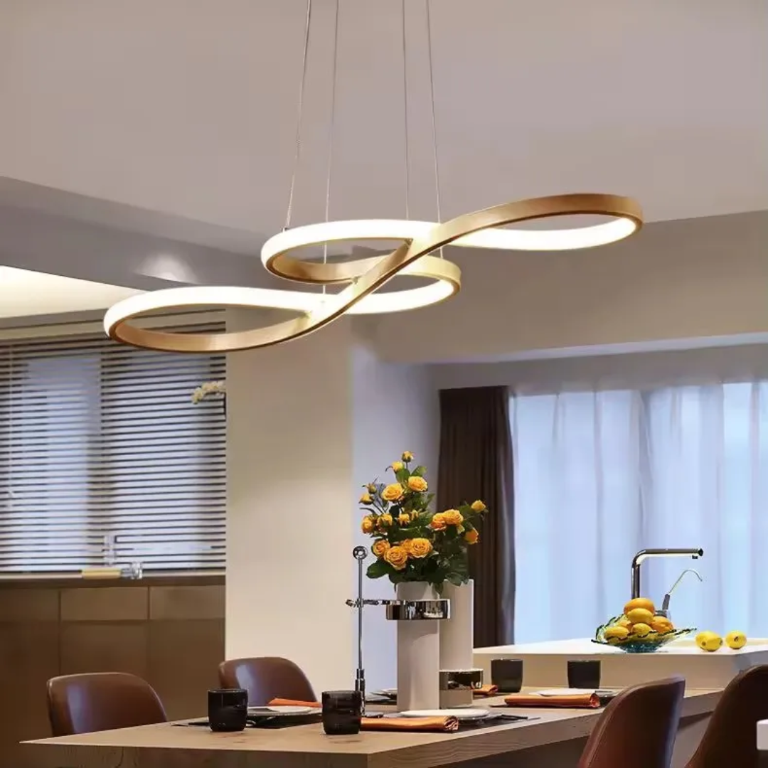 LED Ringlamp Hanglamp Dimbaar – Moderne Hanglamp met Afstandsbediening voor Eetkamer & Woonkamer