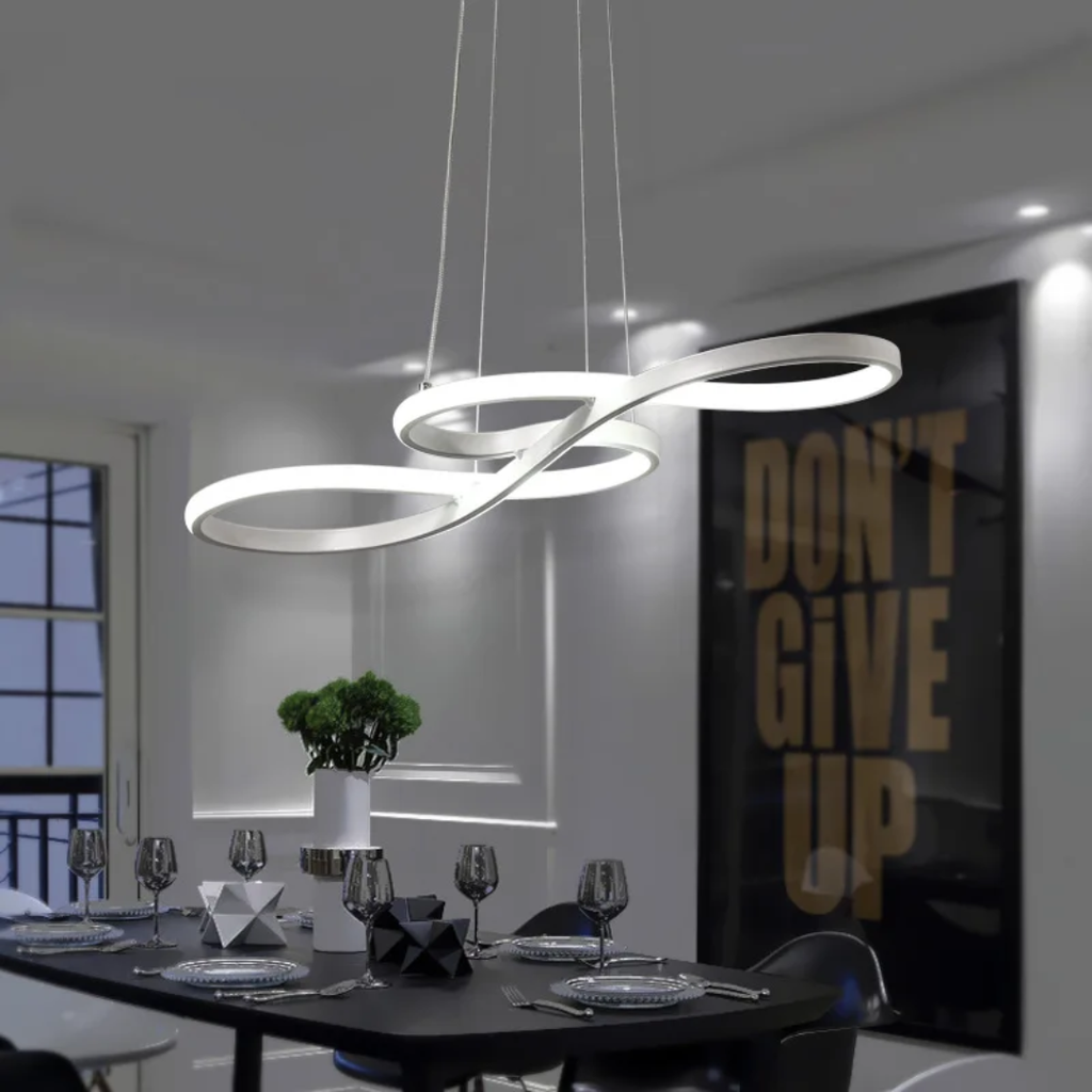 LED Ringlamp Hanglamp Dimbaar – Moderne Hanglamp met Afstandsbediening voor Eetkamer & Woonkamer