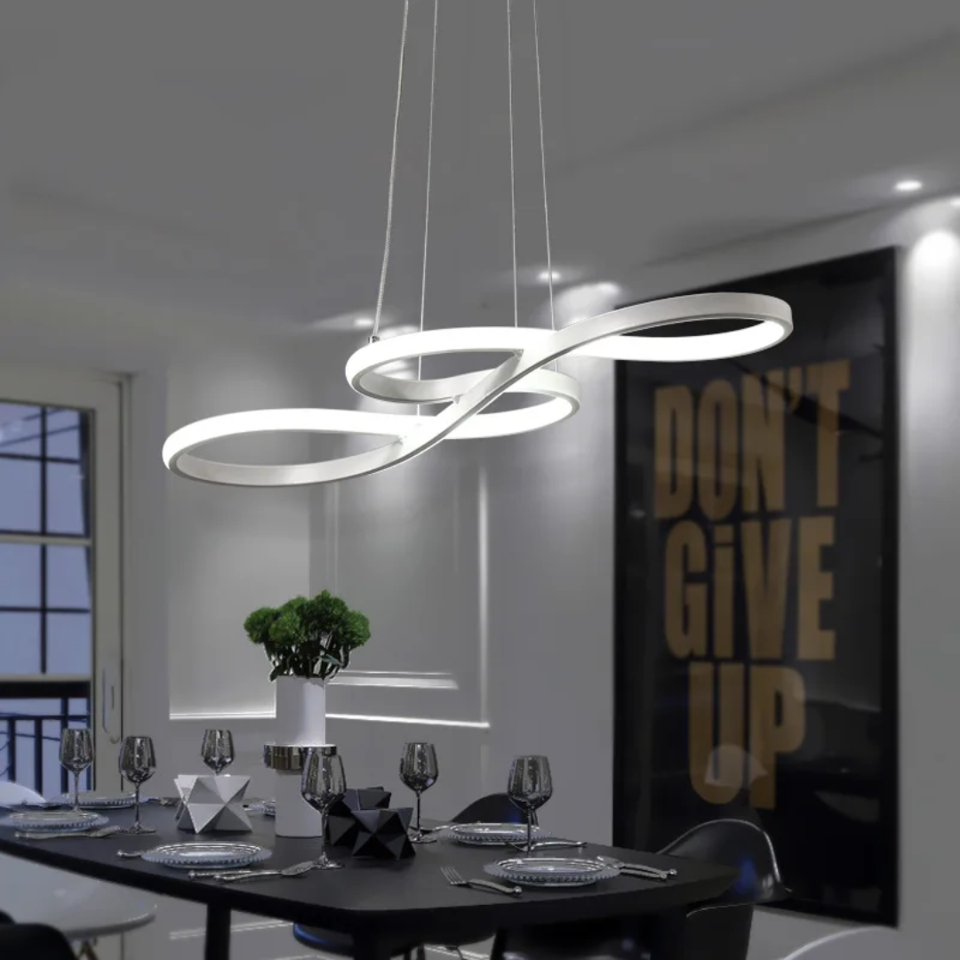 LED Ringlamp Hanglamp Dimbaar – Moderne Hanglamp met Afstandsbediening voor Eetkamer & Woonkamer