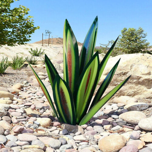 Metalen Agave Plant van Roestvrij Staal – Realistisch en Decoratief voor Tuin en Terras