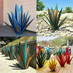 Metalen Agave Plant van Roestvrij Staal – Realistisch en Decoratief voor Tuin en Terras