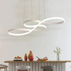 LED Ringlamp Hanglamp Dimbaar – Moderne Hanglamp met Afstandsbediening voor Eetkamer & Woonkamer